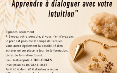 Atelier « Initiation au pendule, apprendre à dialoguer avec votre intuition »